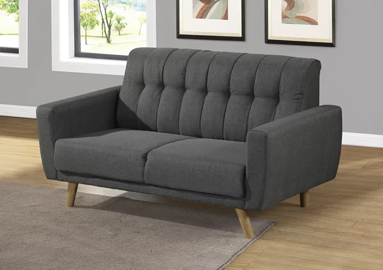 Latest two seater sofa low price leather sofa set coffee shop furniture