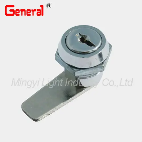 
zinc die cast cam lock, cylinder lock, cabinet lock with single bitted keys 