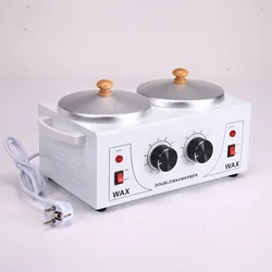 1000ML Paraffin Waxing Heater  double Pot Hair Remover Electric Large Wax Warmer For  Body Spa Salon