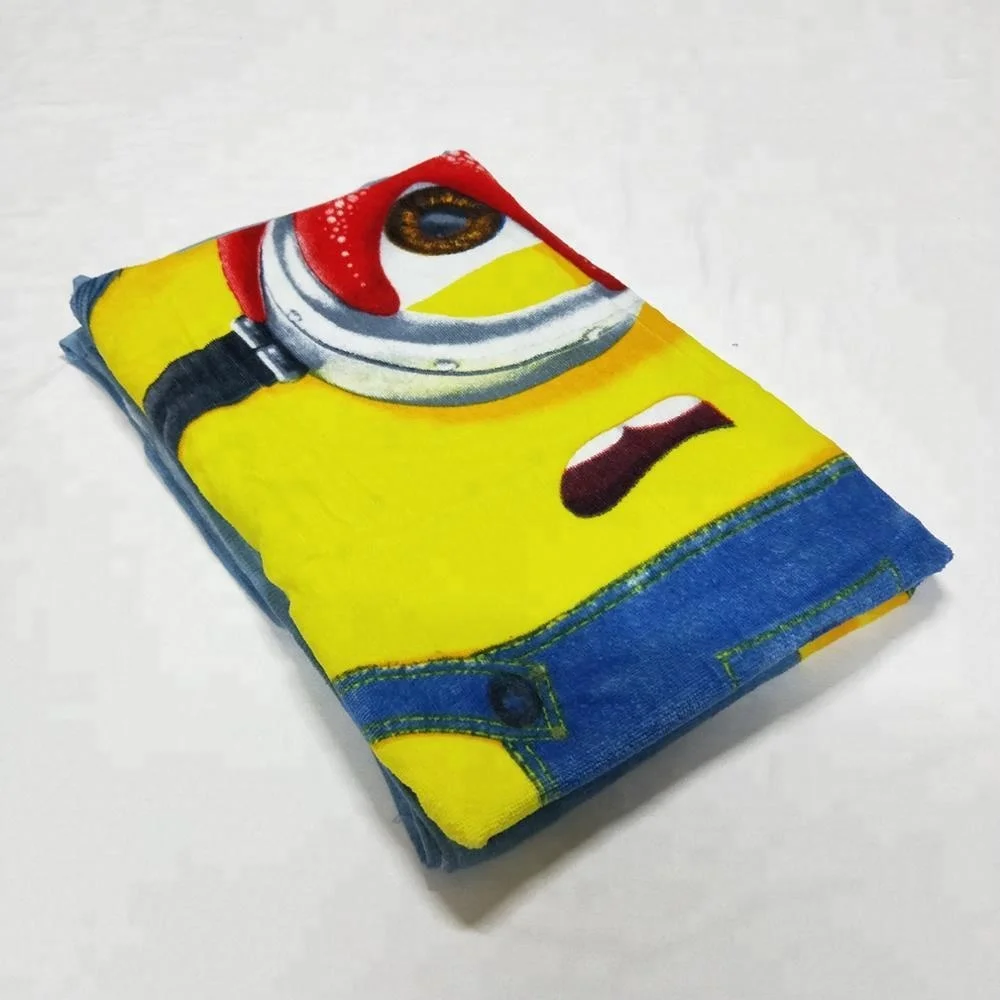 Cartoon Lovely Design 100% Cotton Beach Towel,Brand Name Towel