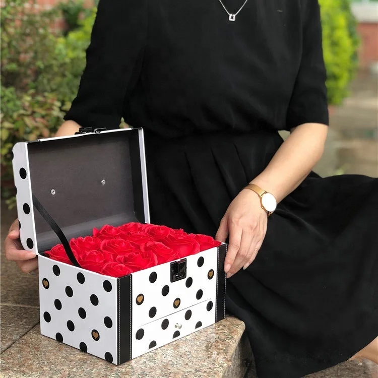 Роскошная Подарочная коробка для цветов с ящиком для упаковки цветов