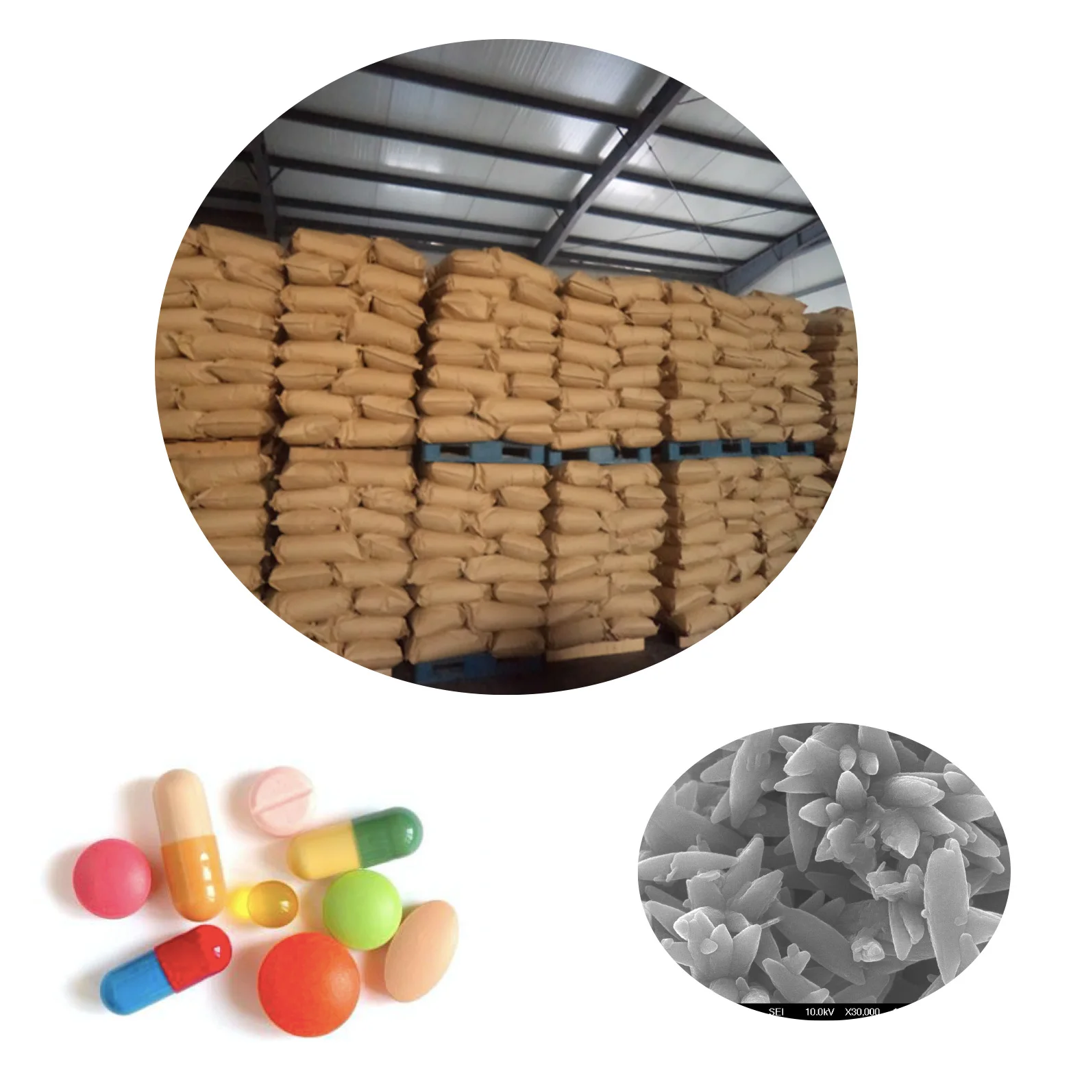 
 Легкий карбонат кальция для таблеток класса GMP/USP/BP  