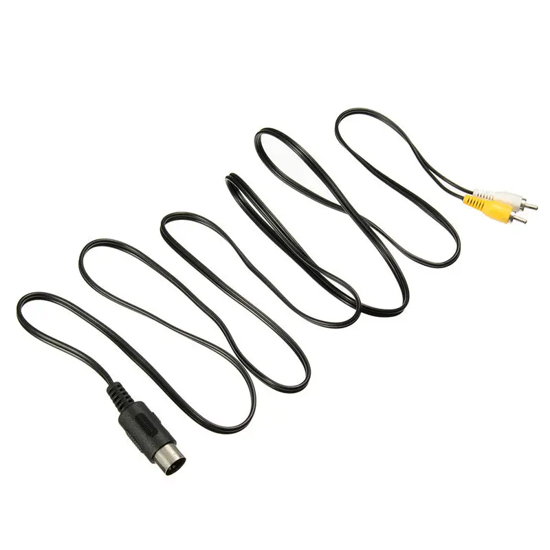 Wholesale 1.8m 6FT RCA Audio Video TV Adapter Cable for Sega Genesis 1 For Mega Drive 1Master System 1 AV Cable