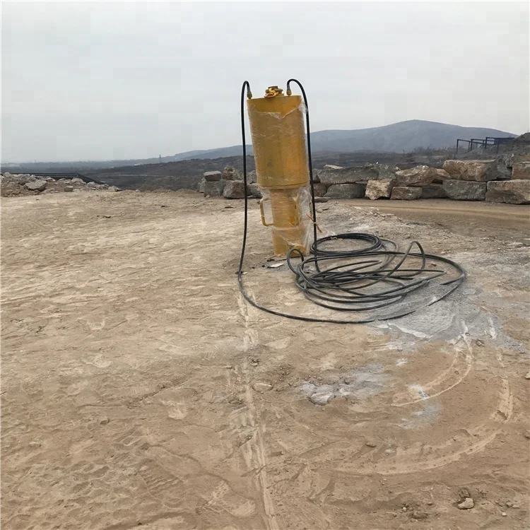 900-1200T splitting force hydraulic rock splitter in factory price