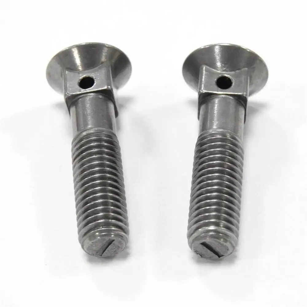 High Quality DIN 603 Hex Bolt Carbon Steel Drilling Carriage Square Neck Bolts Cold Forged Special Fasteners