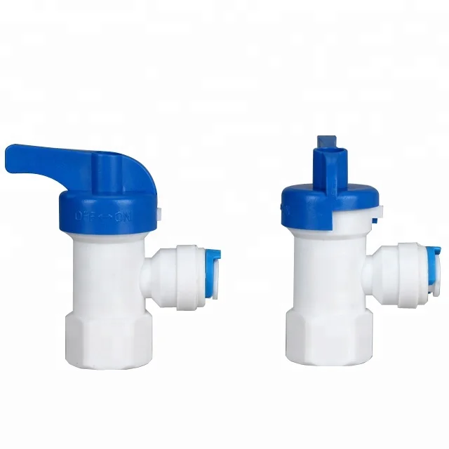 Пластиковые быстрозажимные женские резьбовые запасные части Npt 90 шаровой клапан для системы RO