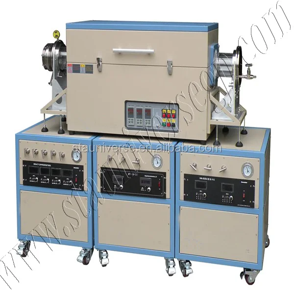 STA high temperature 1200 degree three -zone vacuum tube furnace