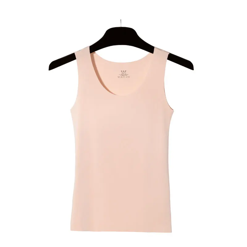 Лидер продаж, модный стильный приталенный бесшовный топ, Женская майка, женские майки