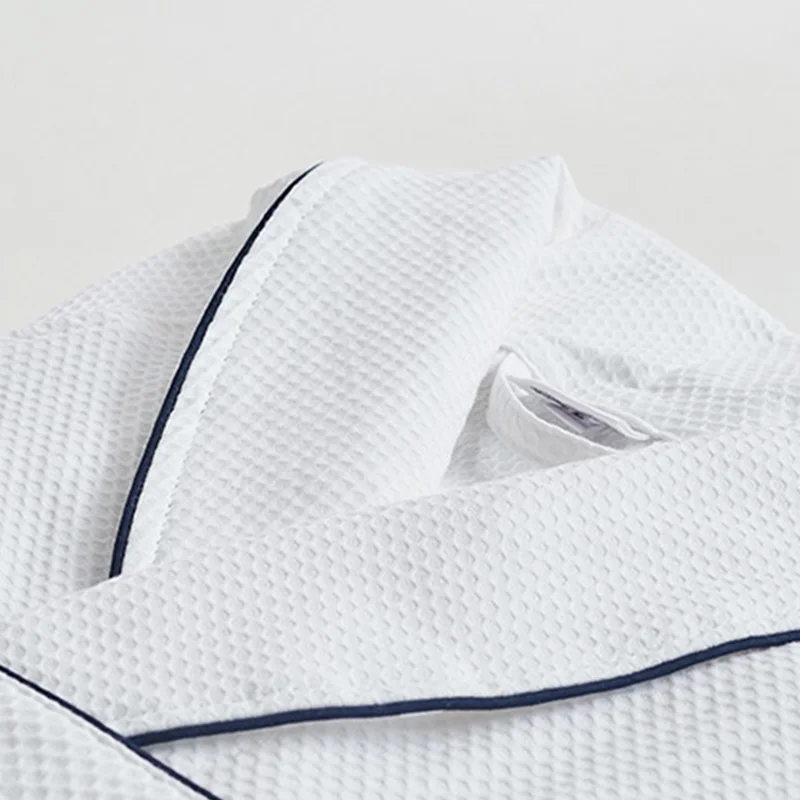 100% cotton waffle bathrobe luxury hotel bathrobe