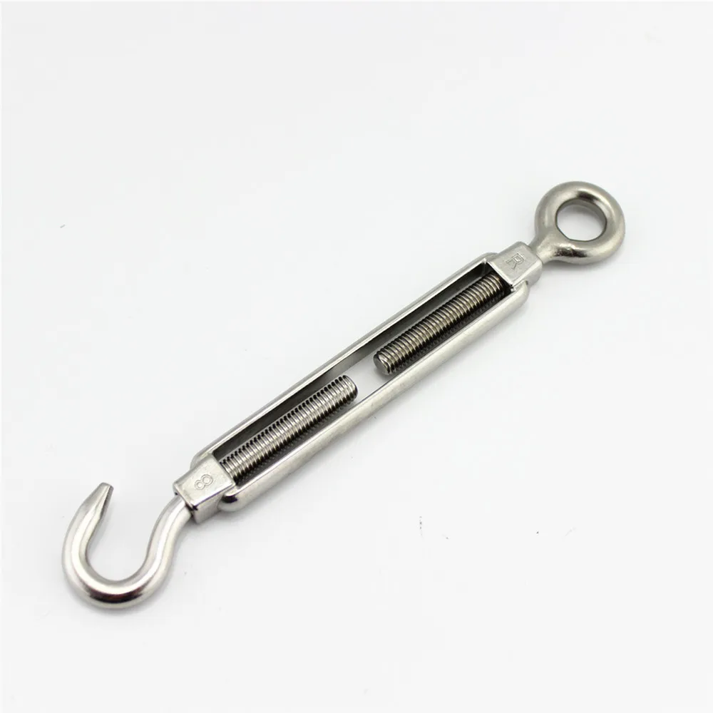 hardware stainless steel Wire rope fitting Turnbuckle Hook and hook end