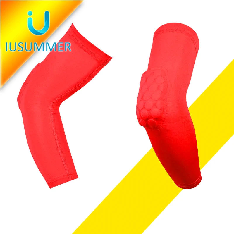 
Polyamide Fabric High Elasticity Elbow Sleeve Protector for Basketball Running Gym Exercise Sports Protective Gear 