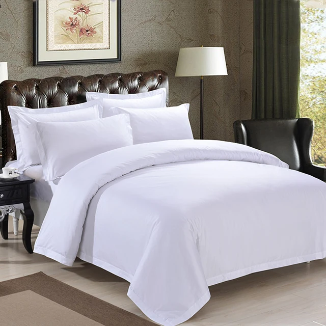 hotel and hospital 100% cotton white percale cheap bed sheets and flat sheets