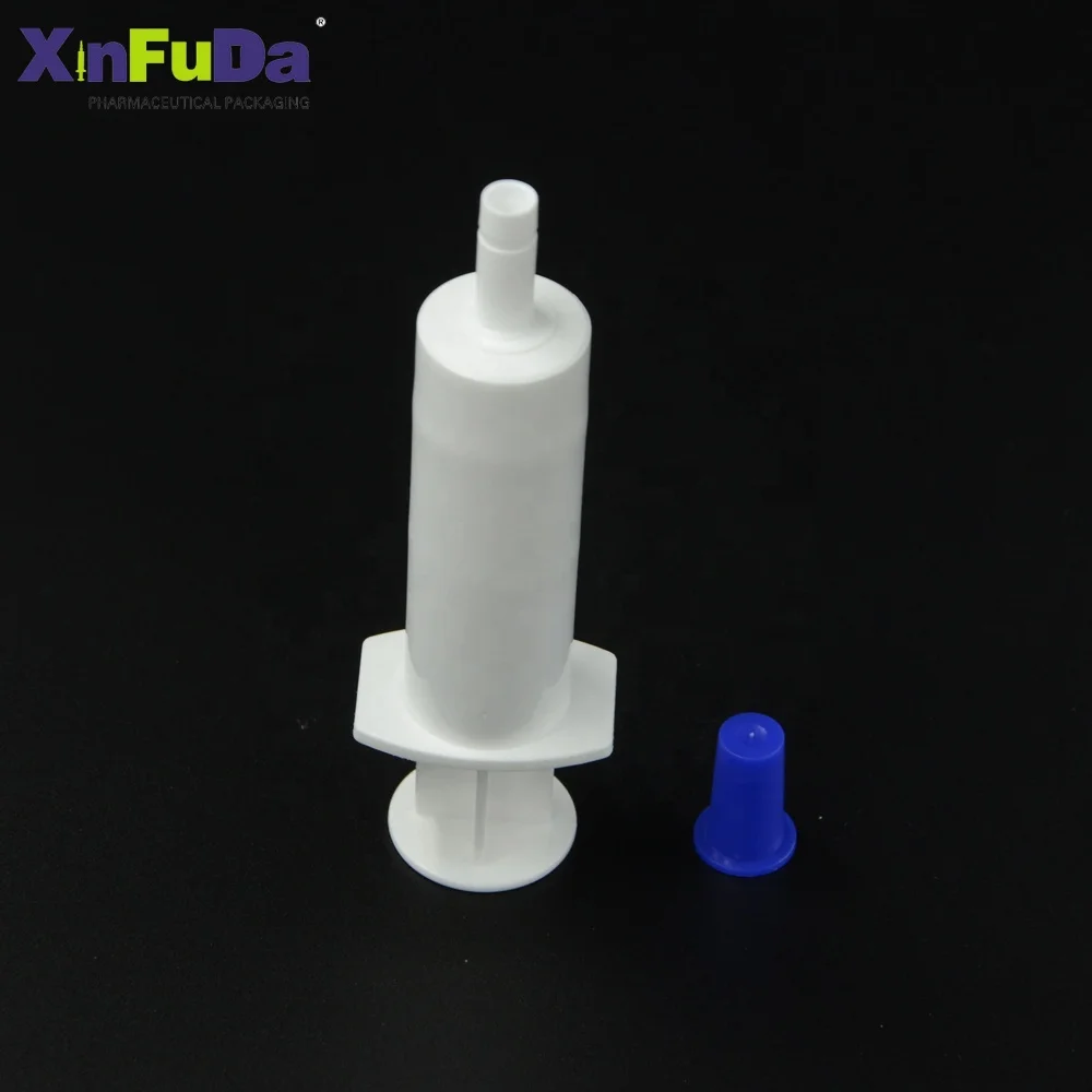 cheap price custom color white 20ML disposable plastic polyethylene horse pig pet feeding dosage syringes for food