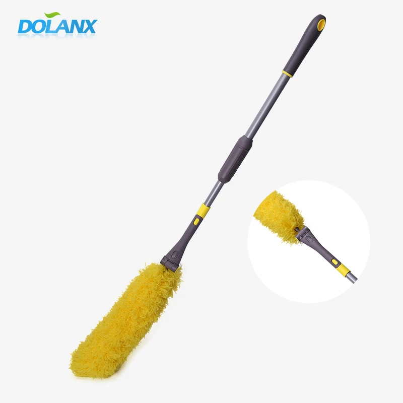 Dolanx BSCI California car chenille ceiling fan extended pole microfiber feather duster
