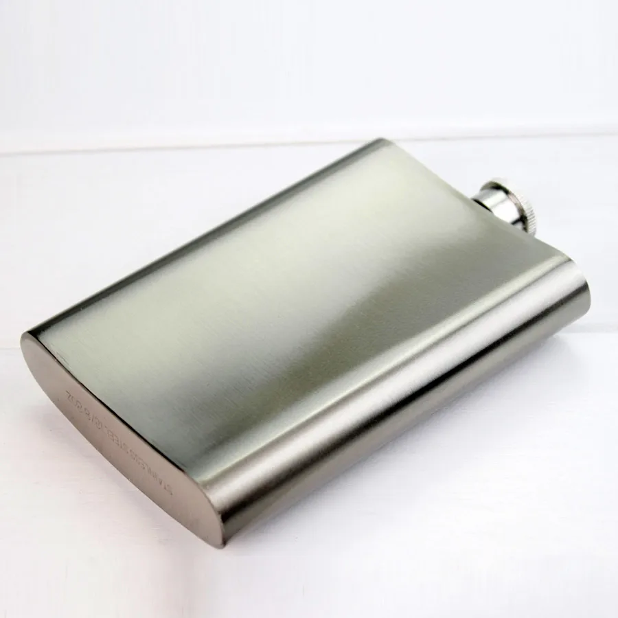 Сублимационная фляжка объемом 8 унций из нержавеющей стали