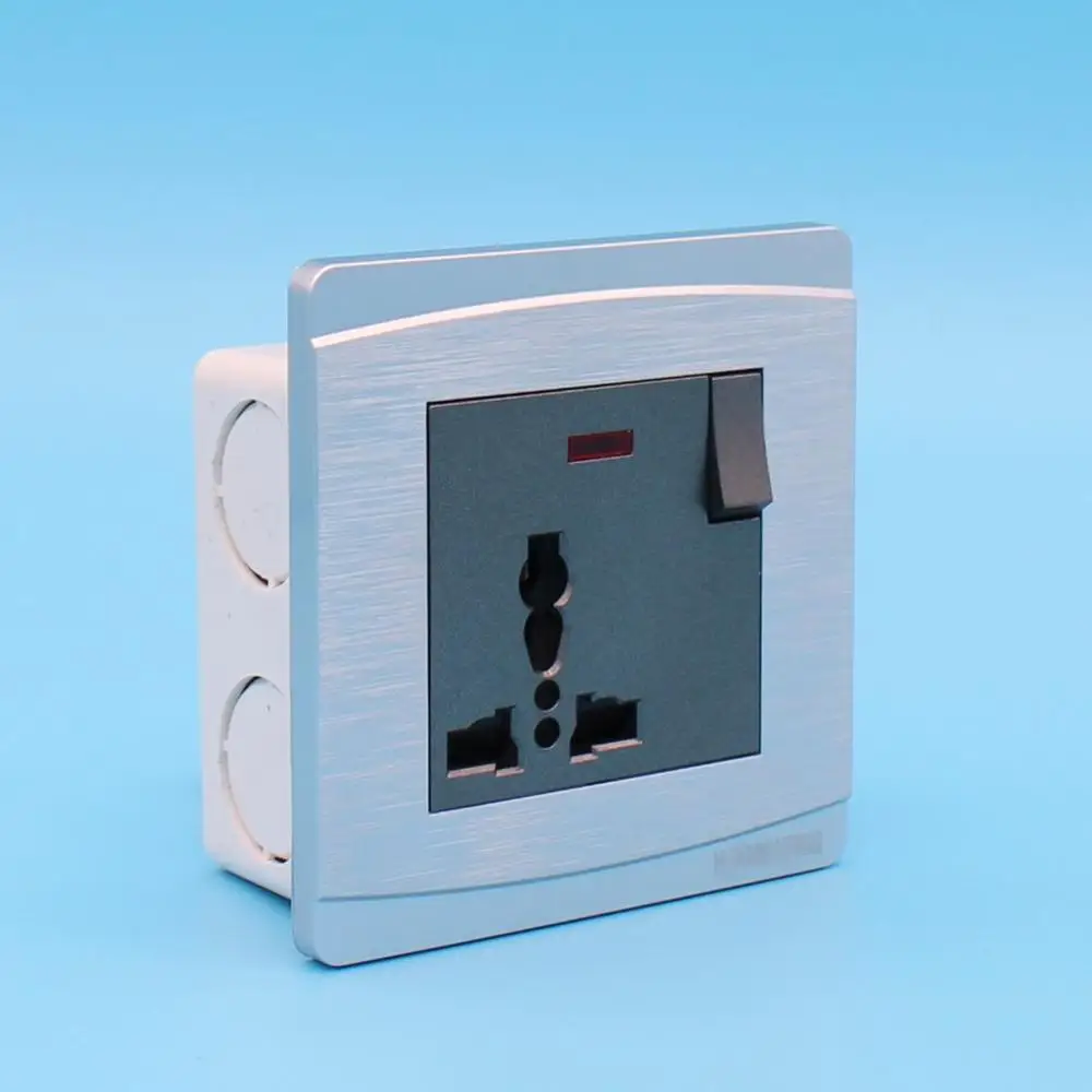 wall electrical switch back installation PVC boxes