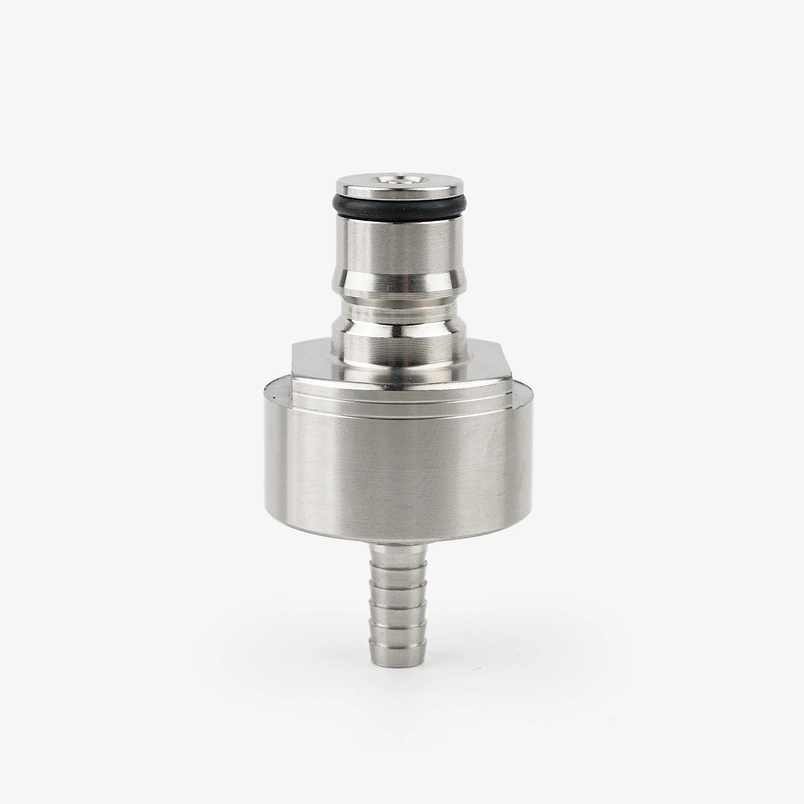 Stainless Steel Carbonation Cap and Line Cleaning Ball Lock for Homebrew Beer