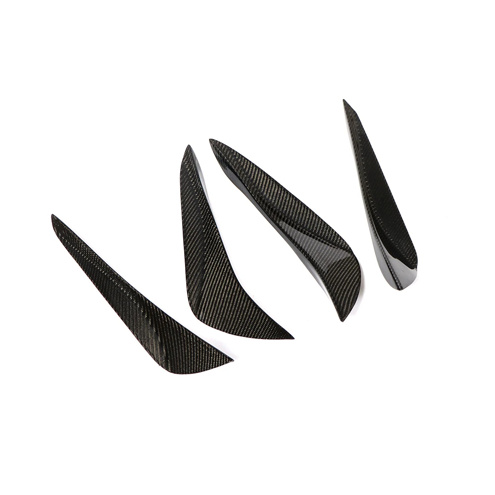 Carbon Fiber BRZ GT86 Front Bumper Fins for Toyota GT86 Scion FRS  FT86 12-18