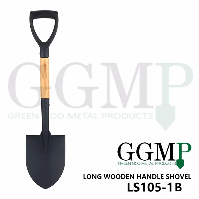 
Carbon steel agriculture farming wooden handle garden spade shovel 