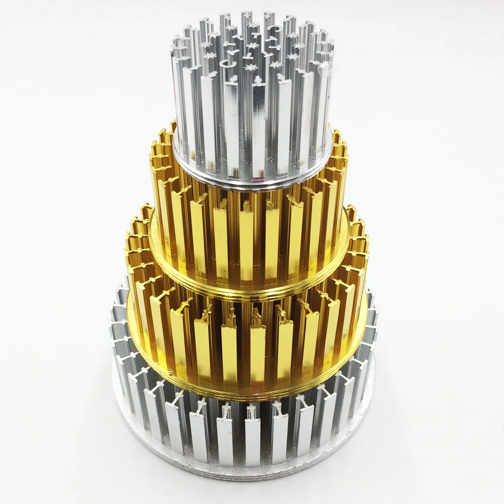 High power LED lamp cold forged heat sink COB VERO29 CXB3590 CLU448 Sunflower aluminum heat sink