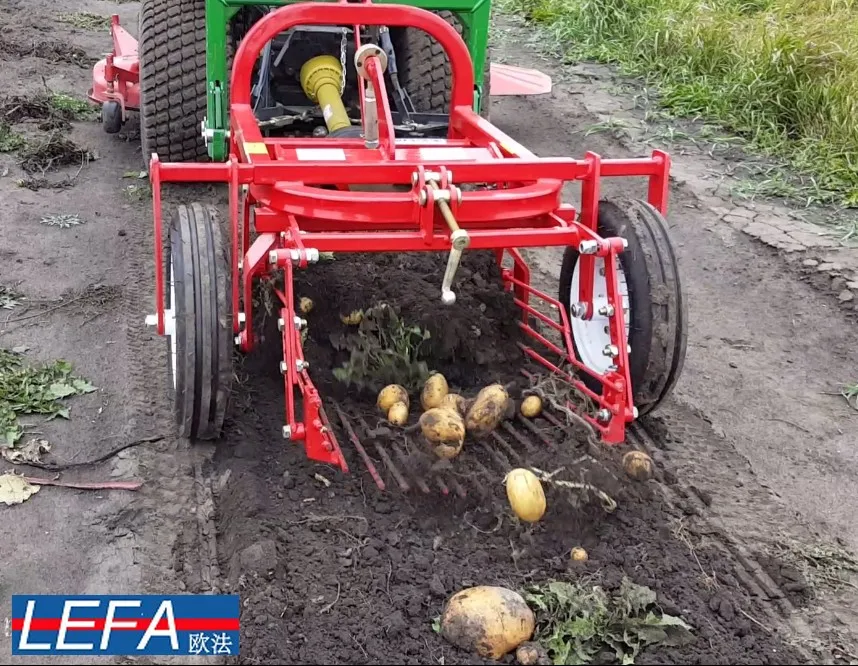 Tractor mounted one row potato digger mini potato harvester machine from China LEFA