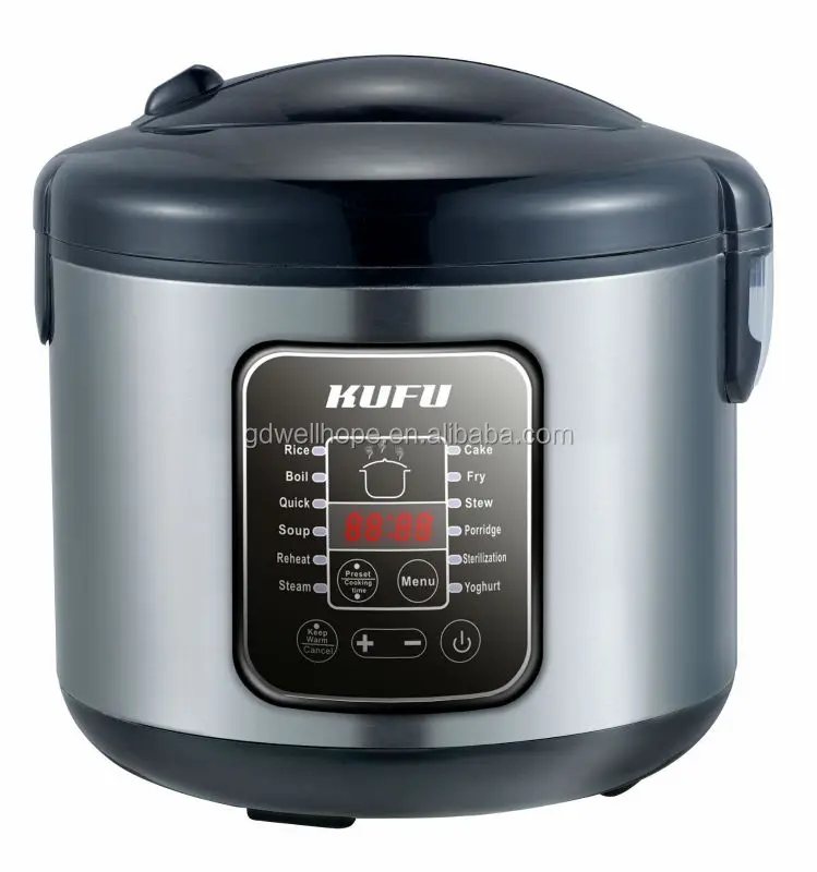 Multipurpose Programmable Digital ELectric Multi Cooker 6L Food Steamer Rice Cooker with Non-Stick Bowl
