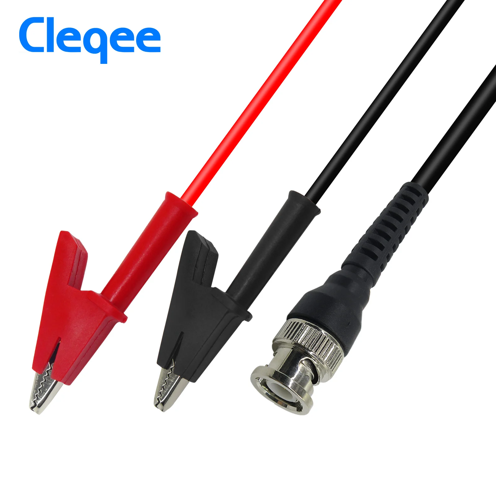 Осциллограф Cleqee P1003 BNC Q9 С Двойным Зажимом крокодил из чистой меди тестовый щуп провод 120