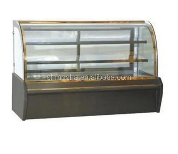 Bread & Cake Cabinet Supermarket Refrigerator Display Cooler Glass Cake Showcase Snack Bakery Counter Equipment Countertop