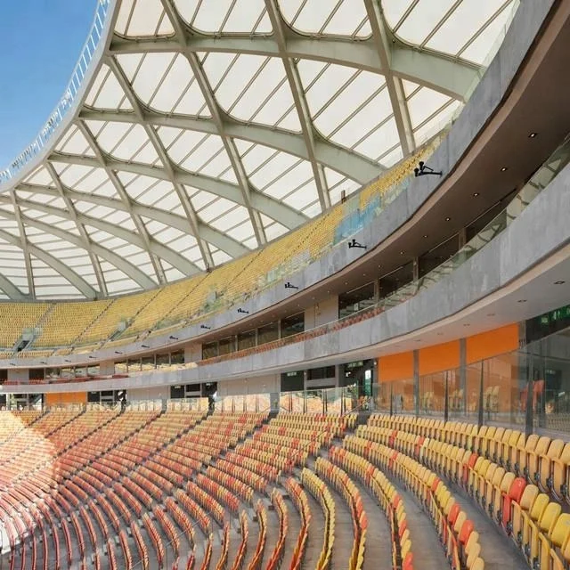 
Prefabricated Stadium Bleachers Roof Tensile Membrane Structure 