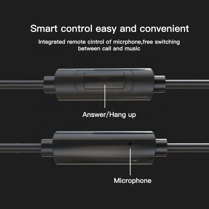 vinyl record Design Earphone Wired MOXOM Good quality 3.5mm Bass Earphones