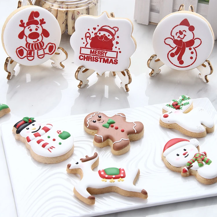 Wholesale Christmas Cookie Cutter Cake Bakery Christmas Cookie Mold