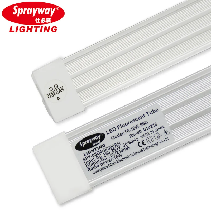 Anti-shake  energy-saving long lifespan home office used integrated 9W T8 LED tube for indoor lighting
