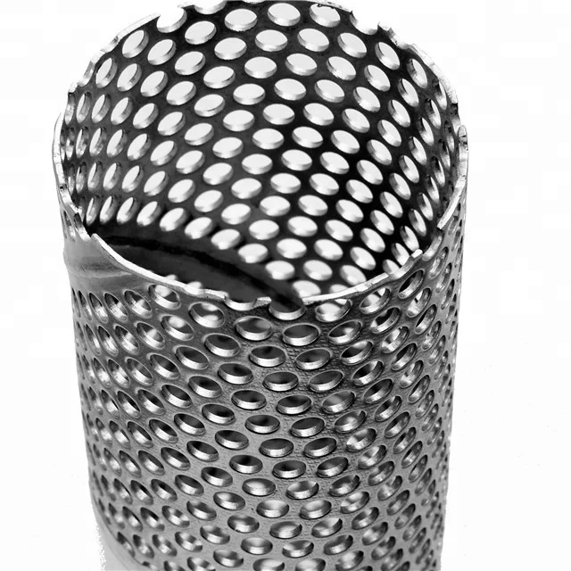 
Factory Direct Stainless Steel Welded Perforated Slotted casing Pipe 