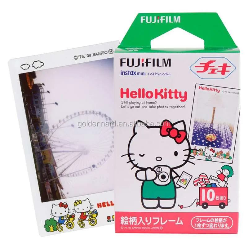 
Fujifilm Instax Film for instant camera Mini 7s / 8 / 25 / 50s / 90 (Air Mail, Hello Kitty, Leopard, Rainbow) 