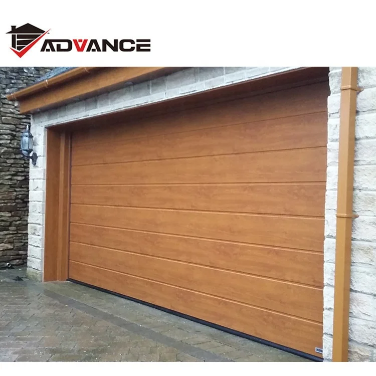 International Standard Galvanized Steel Garage Sectional Door with Polyurethane Folding Garage Door