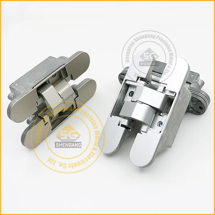 anselmi Zinc Alloy hinge 3D Adjustable Interior Door Hinges Concealed 110*24*26*25.5mm