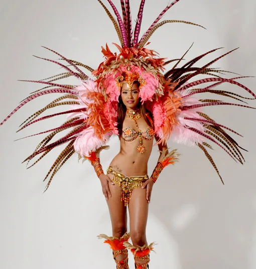 
OEM customzied women sexy feather costume 