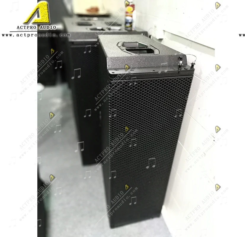 Professional stage audio speaker double 12 inch line array J8 3- way DJ set