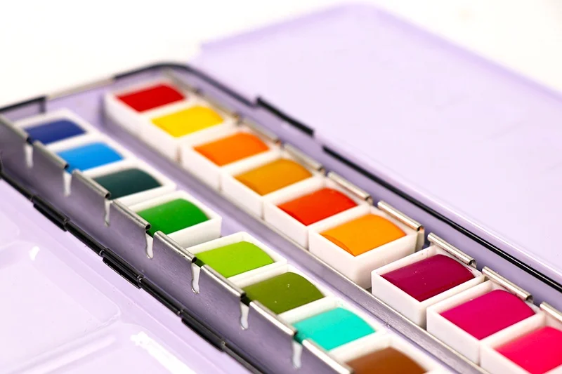 
High quality Non-toxic Safety solid watercolor paint brands 