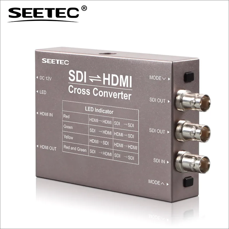 SEETEC трансляция оценка 100 м передачи 3G-SDI bnc конвертер для hdmi