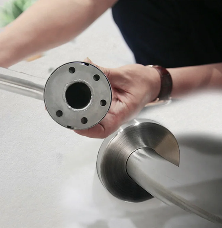 Foshan toilet handrail in 304 stainless steel for the disabled and elderly