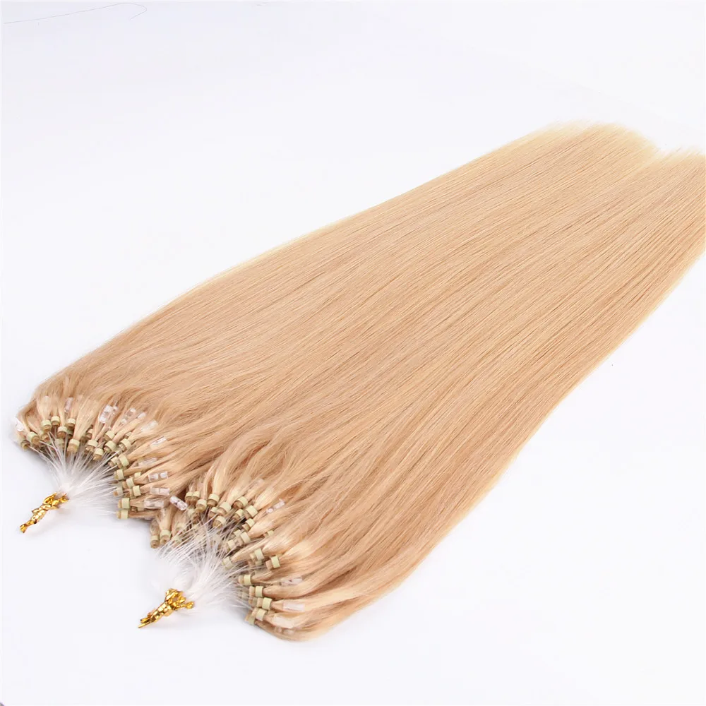 best quality Brazilian remy human hair virgin micro loop ring hair extensions