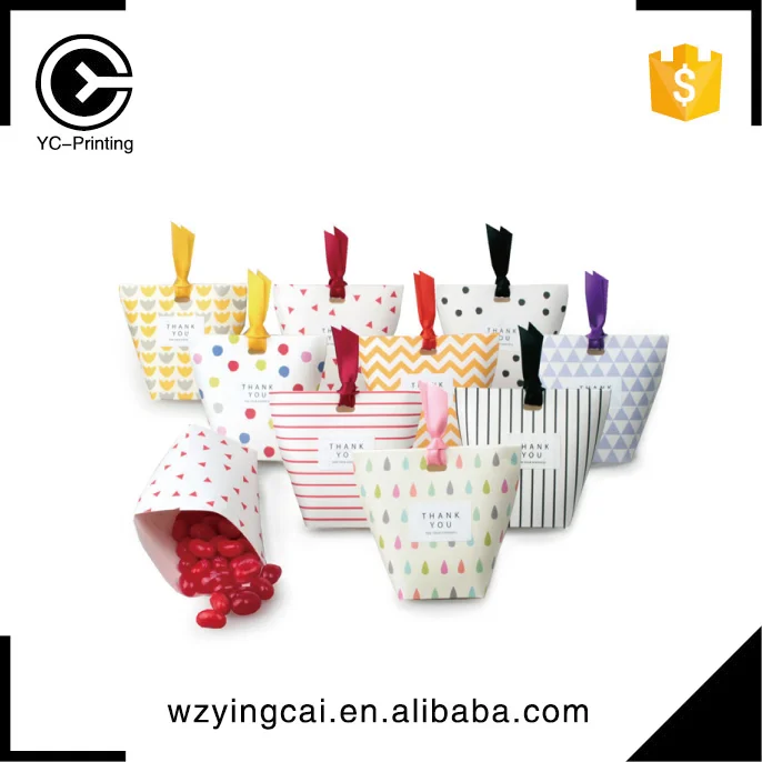 
Wedding sweet design candy luxury customized printed child paper gackaging box 