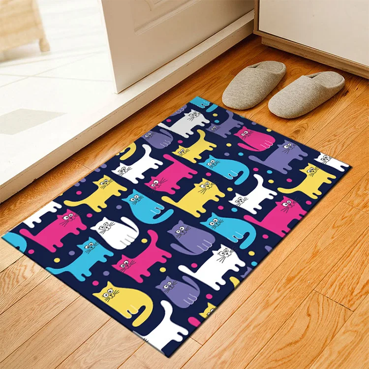 
Indian Style Newest 3D Customized Design 100% Polyester Kids Floor Bedroom Carpet Mat 