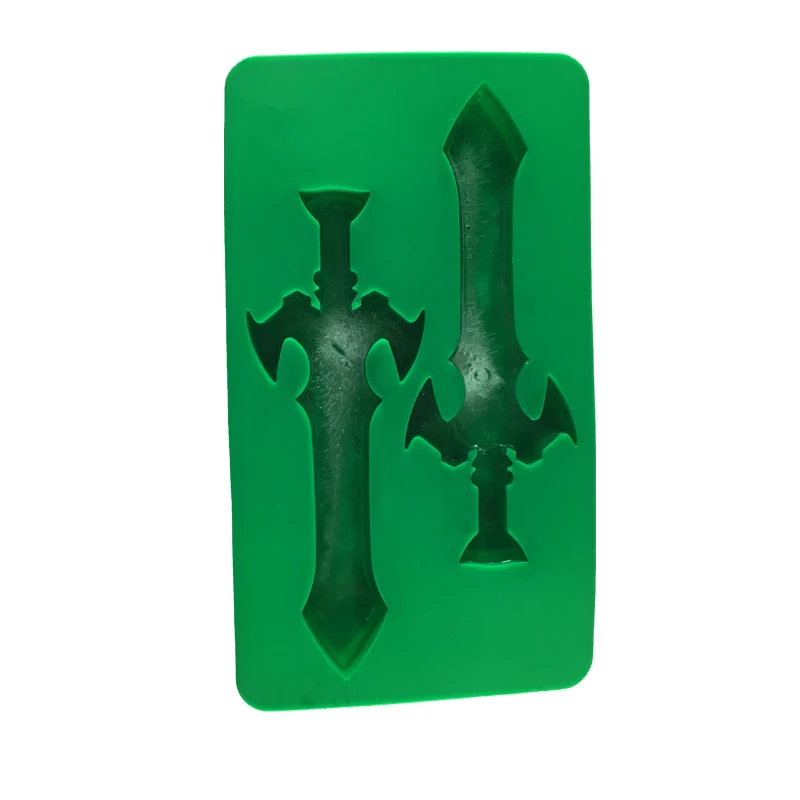 
New BPA free food grade sword shape ice cube mold silicone 