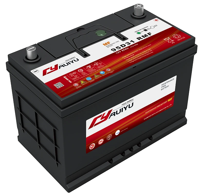 105D31L MF 12V 90AH car battery/JIS car battery/MF starting battery