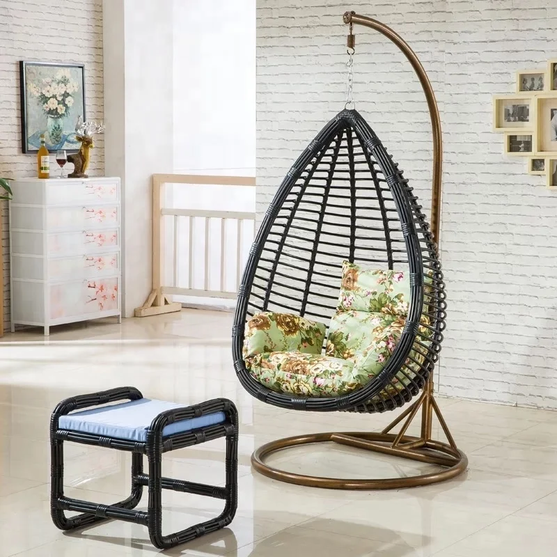 Cheap swing chair rattan hanging chair hammock  D016A
