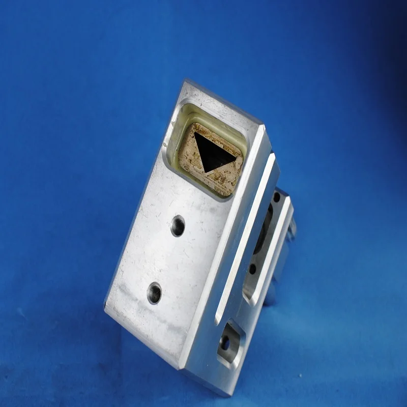 Air operated plastic bag triangle shaped hanging hole punch