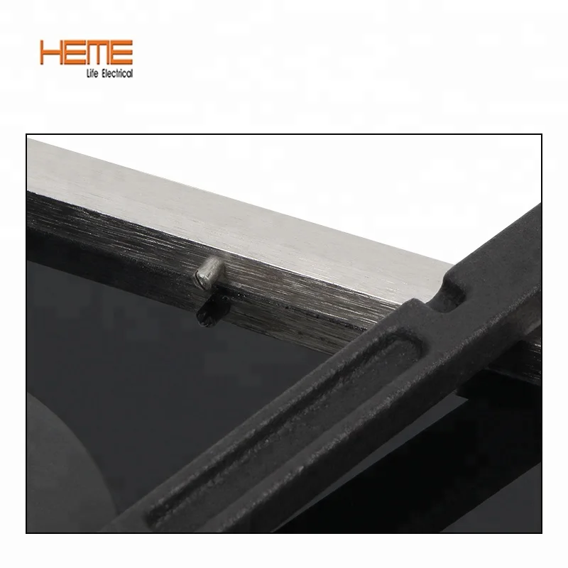 Household kitchen appliances 5 burner tempered glass 36 inch built in gas cooktop with ETL approval