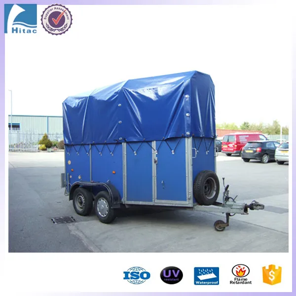 1000D 18oz PVC Canvas Cargo Trailer Cover Tarps